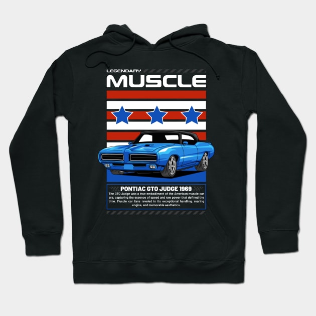 Iconic GTO Muscle Car Hoodie by milatees